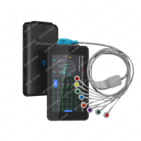 Pcecg-500 Portable Medical Monitoring Devices Wifi EKG 12 Lead ECG Monitor Pocket ECG Machine