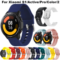 Strap For Xiaomi MI Watch/MI Watch Color Strap Wristband Breathable Watchbands 22mm Band For Xiaomi S1 active Bracelet correa