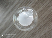 燈具配件雙層球小孔玻璃圓球燈罩后現代燈具玻璃G4磨砂玻璃燈罩