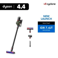 Dyson V8 Cyclone Cordless Vacuum Cleaner (Black/Green) - Penyedot Debu | Membersihkan lantai keras d