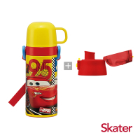 Skater 不鏽鋼直飲420ml保溫水壺(另含杯蓋組) 閃電麥坤