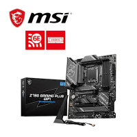 微星 Z790 GAMING PLUS WIFI 主機板+美光Micron Crucial 單條32GB DDR5 5200