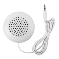 Mini White 3 5mm Pillow Speaker For CD Radio MP3 Player