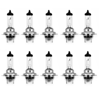 Bóng đèn đèn pha Xenon H7, Bộ 10 cái, 12V, 55W, 4300K, Đèn Halogen