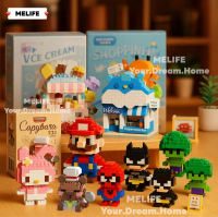 Mainan Blok Nano 80+ Rekaan Kartun & 20+ Scenari Blok Lucu Untuk Hadiah Infinity Micro Brick Dalam 2