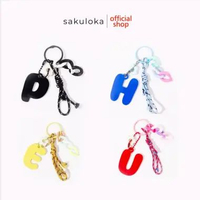 Katakita Gantungan Huruf NEW Alphabet / Bag Charm / Keychain Abjad Akrilik / Bag Charm / Keychain Ma