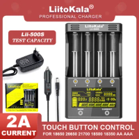 Liitokala Lii-500S Lii-500 Lii-M4 Lii-600 Lii-S8 LCD 3.7V 18650 18350 18500 21700 14500 26650 AA NiM