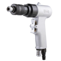Pneumatic clutch type air screwdriver with fixed torque gun type screwdriver preset torque