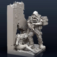 1/35 Scale Unpainted Resin Figure Saboteur engineer collection figure