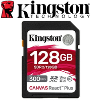 Kingston 金士頓 128GB SDXC SD UHS-II U3 V90 記憶卡 SDR2/ 128G