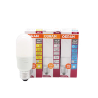 【Osram 歐司朗】8入組 LED燈泡 10W 白光 自然光 黃光 E27 全電壓 小晶靈 球泡燈 雪糕燈