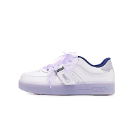 Fila Jelly [5-C336Y-194] 女 休閒鞋 板鞋 運動 小白鞋 休閒 緞帶款鞋帶 白紫