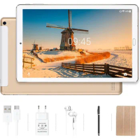 Global Version Yestel X2 Tablet 10.1 Inch Octa Core 8000 mAh Tablete PC 120Hz 2.5K LCD Display Gold Tablet Android 12