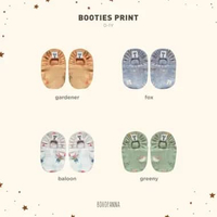 BOHOPANNA - BABY BOOTIES PRINT - KAOS KAKI BAYI 0-1Y GREENY