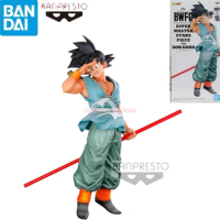 In Stock Bandai Dragon Ball Z Anime Figuras Banpresto Son Goku BWFC SMSP PVC 30CM Action Figure Toy Collection Gift