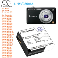 Cameron Sino 980mAh Camera Battery for Leica D-Lux Type 109 for Panasonic Lumix DMC-GX85 -GX7K -GF6 -GX7 -GF6K Lumix DMC-GF6R