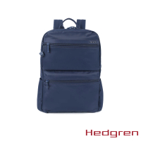 【Hedgren】INNER CITY系列 RFID防盜 15.4吋 雙格層 後背包(深藍)