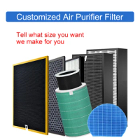 Custom Size Air Purifier Hepa Filter H12 Customize Replacement filter for Xiaomi Mi Hitachi Panasonic Sharp Philips air purifier
