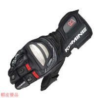 現貨 日本komine GK-212 鈦合金競賽型皮長手套 可觸控 防風 防滑 防摔手套
