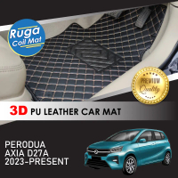 PERODUA AXIA ( 2023 - 2026 ) D74A 3D PU Leather Car Carpet Karpet Kereta Kulit PU 3D Car Mat Alas Ka