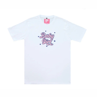Oversized tee Baby Girl / White