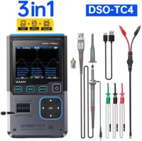FNIRSI DSO-TC2 DSO-TC3 DSO-TC4 Upgrade 3 in 1 Digital Oscilloscope 10MHz 48Ms/s Transistor Tester El