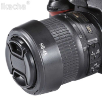 5pcs Camera Lens Hood HB-45 52mm LC-52 For Nikon D60 D40 D40XD5000 D3000 AF-S NIKKOR 18-55mm DX&amp;18-55mm f/3.5-5.6G VR