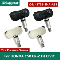 4PCS/Lot TPMS Sensor For HONDA CSX CR-Z Fit CIVIC Tire Pressure Sensor 42753-SNA-A83