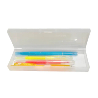 【SHUTER 樹德】透明鉛筆盒 PB-1706(文具收納、樂高收納、小物收納、透明盒身、可隨身攜帶)