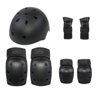 Skateboard Pad Dan Helmet Pelindung Skateboard / BMX / Sepatu Roda deker kecil