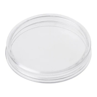1 PC 38.6mm Round Acrylic Coin Clear Storage Holder For Silver Coin 1 oz