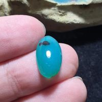 Natural bacan doko bluish body kristal high quality batu chrysocolla chalcedony asli