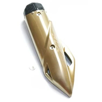 CUCI STOK!! COVER TUTUP KNALPOT PCX 150 LOKAL VARIASI MONCONG CARBON CREAM
