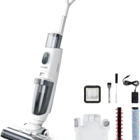 Wet Dry Vacuum Cleaner and Mop Cordless Vacuum with LED Display Bagless Vac with Voice Assistance Lightweight Vacuum