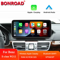 Bonroad Android Car Radio Multimedia Player For Mercedes Benz E Class W212 S212 GPS Navigation Apple Carplay Youtube Video Unit