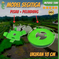 Alat Matun Padi Praktis | Alat Penyiang Gulma di Sawah Ukuran 18cm Besi