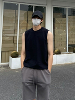 夏季新款 簡約背心運動純色背心男士夏季無袖寬松潮牌健身新疆棉製坎肩籃球T恤馬甲【MJ23294】