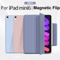 Magnetic Clip Double Sided Silicone Case for Apple Ipad Mini 6 8.3'' 2021 Smart Folio for Ipad Pro 11 12.9 2018 2020 Air4 10.9''