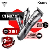 Mesin cukur rambut Kemei 1407 Professional hair clipper original berkualitas Utama jaya
