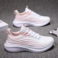 Women's Shoes Sports Shoes Women's New Running Shoes Shock Absorbing Shoes Soft Bottom Mesh Casual S