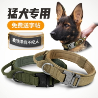 狗項圈金毛哈士奇拉布拉多狗牌刻字牽引繩中型大型犬頸圈狗狗脖圈
