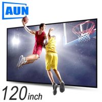 120 inch Anti Light Projector Screen Reflective Fabric Home theater Portable ALR Screen 4K 1080P LED DLP projector 16/9