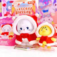 Miniso Mikko Blind Box New Moon Blessing Series Mini Anime Figure Pvc Model Doll Guessing Bag Surprise Mystery Boxes Toys Gift