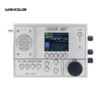 HamGeek UHSDR-QRP V0.7 1.8-30Mhz mcHF Transceiver HF SDR Transceiver CW SSB AM FM Radio Black/Silver
