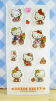 【震撼精品百貨】Hello Kitty 凱蒂貓 KITTY閃亮貼紙-腳踏車 震撼日式精品百貨