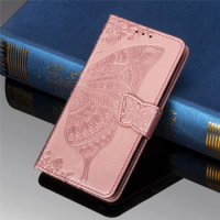 Emboss Butterfly Leather Case For Huawei Y9S Y7P Y7 Y6 Y5 Y9 Prime 2019 2018 Y8P Y7A Cartoon Wallet Flip Book Case Cover Funda