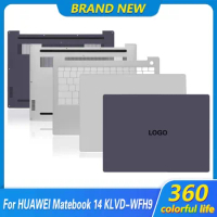 New Original Top Case For Huawei MateBook 14 KLVD-WFH9 WFE9 Laptop LCD Back Cover Palmrest Lower Bottom Case Housing Cover Gray