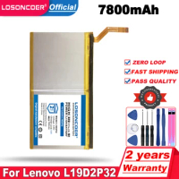 LOSONCOER Top Brand 100% New 7800mAh L19D2P32 For Lenovo Yoga Smart Tab(YT-X705F) 1ICP3/84/94-2 Tablet Batteries