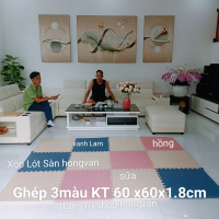 [ Giá RẺ  ] xốp ghép sàn trải sàn kích thước 60x60 dày 2cm sp kèm viền khóa 1tấm  giá 26000