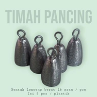 HARGA PER PLASTIK ISI 5 BIJI TIMAH PANCING TIMAH PEMBERAT BANDUL PANCING TIMBEL LONCENG BERAT PER PL